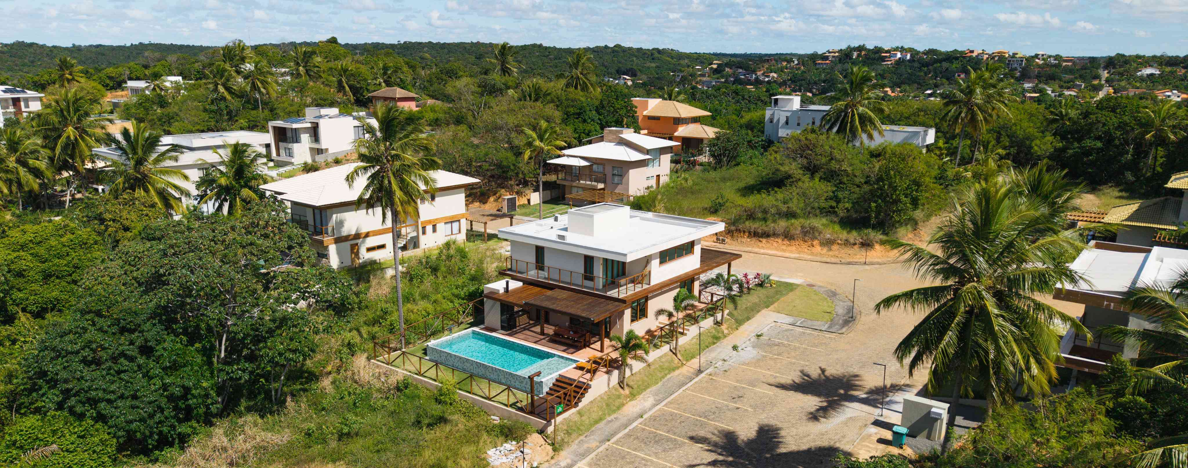 Casa Natus - Vista Aérea Lateral